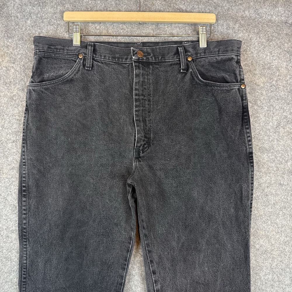 Vintage Wrangler Jeans Mens 38x34 Black 936WBK Western Rodeo Denim US Fabric - Picture 3 of 9
